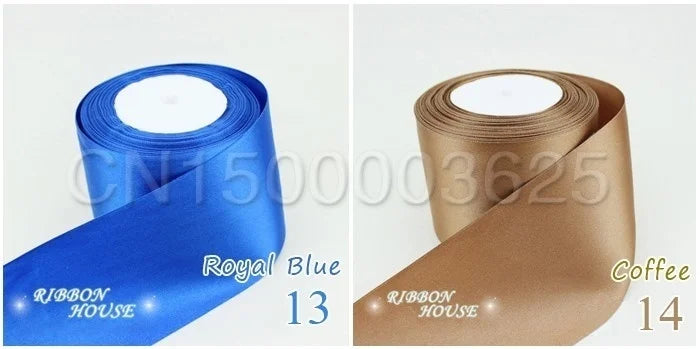 (25 yards/roll) 3" (75mm) Single Face Satin Ribbon Webbing Decoration Gift Christmas Ribbons
