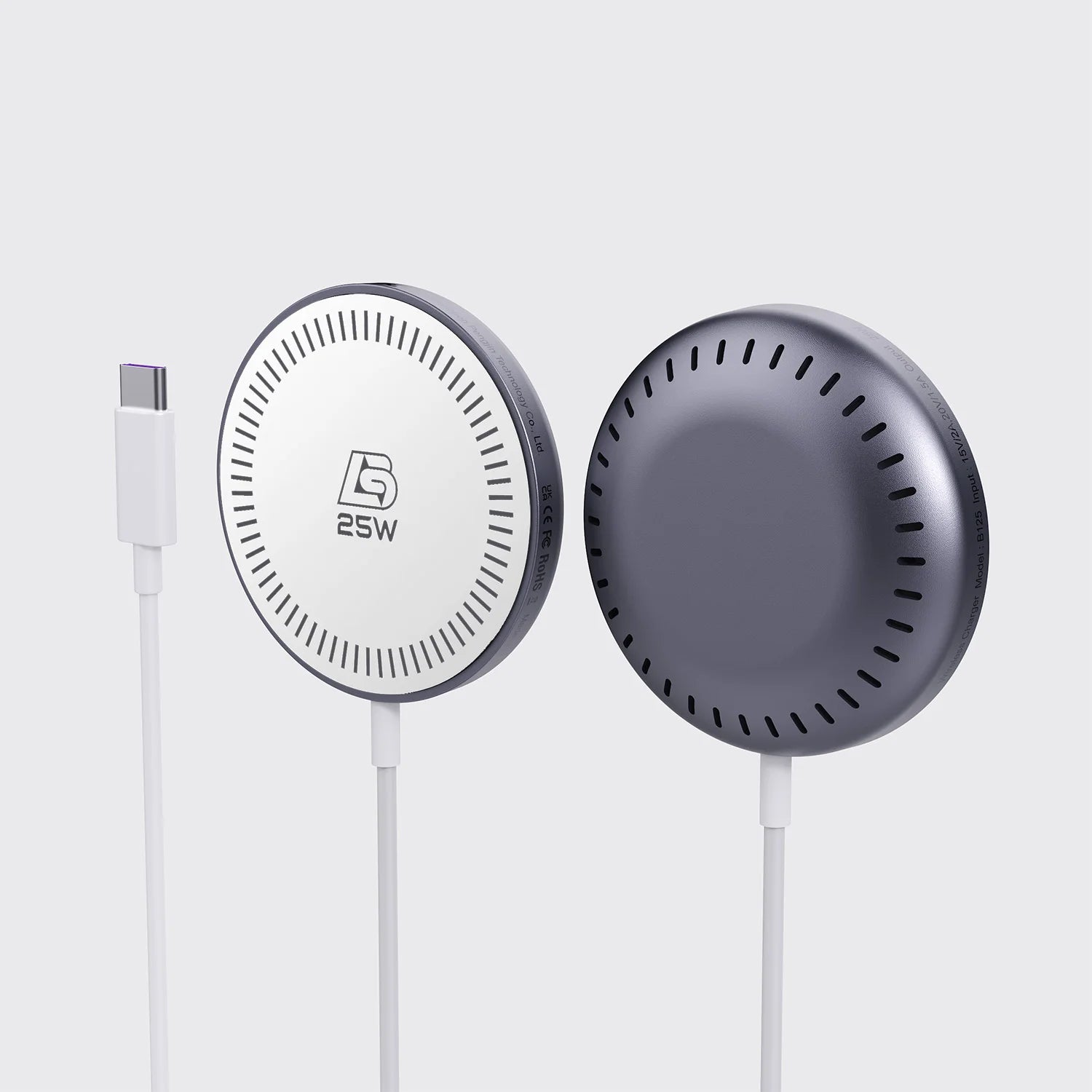 Bonola Magnetic Wireless Charger for iPhone Air/17/17Pro/17Pro Max 25W Fast Wireless Charging with Type C Cable for 16 Pro Max