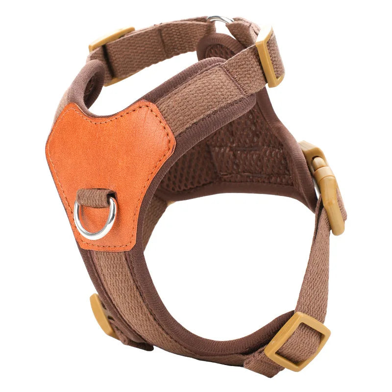 Explosion-proof and reflective pet chest strap vest-style dog chest strap anti-lost adjustable chest strap