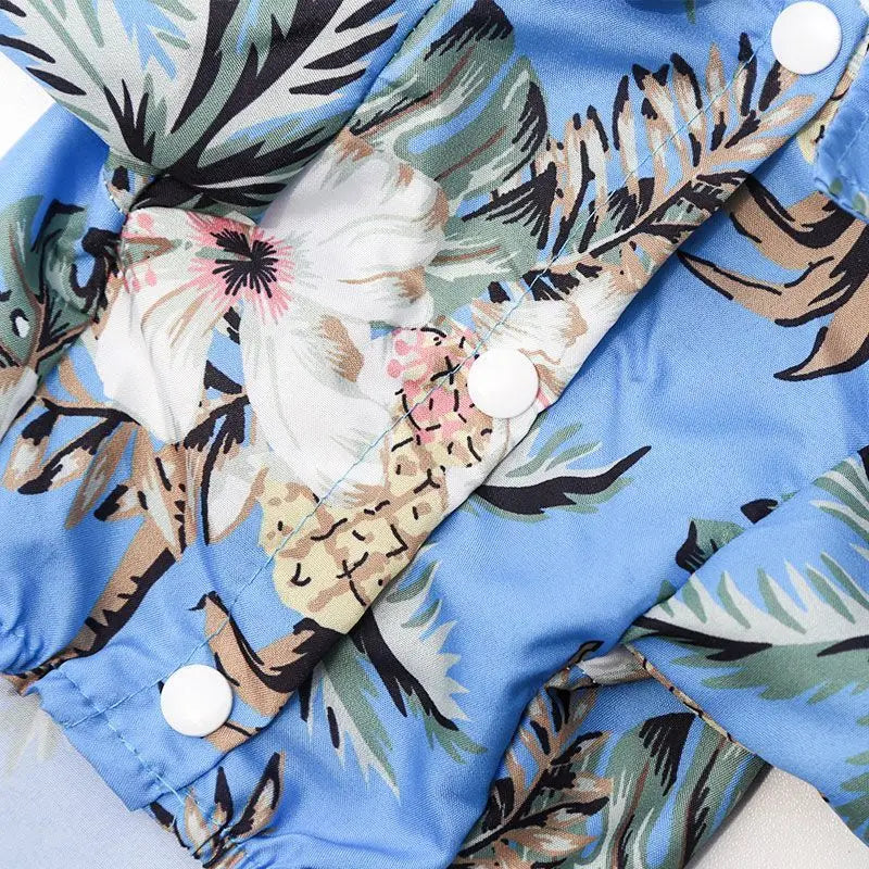 Hawaiian Style Pet Dog Clothe Summer SandBeach Dog Shirts