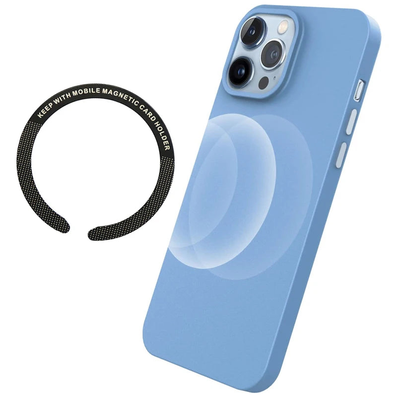 Universal Metal Ring Sticker for MagSafe Wireless Charger Magnetic Metal Plate for Magnet Car Phone Holder Iron Sheet for iPhone