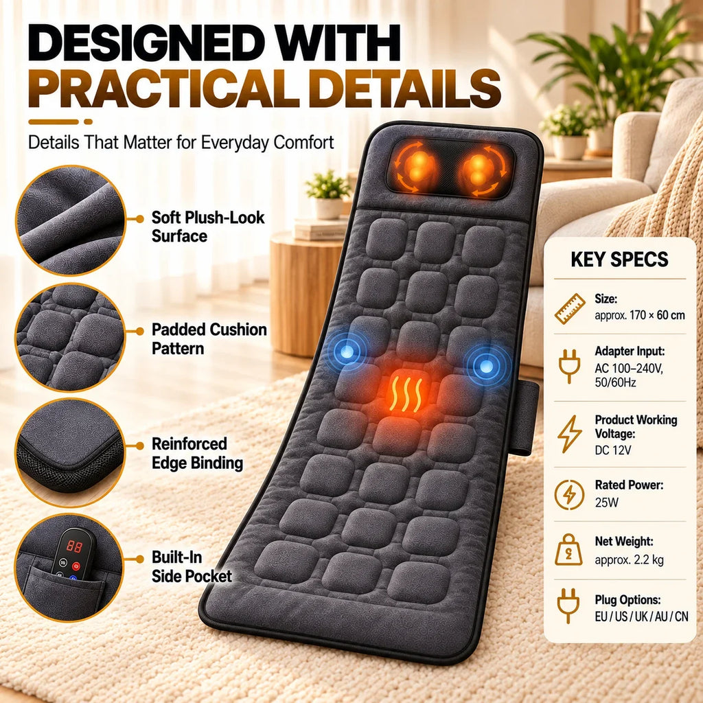 Full Body Massage Mat with Heat