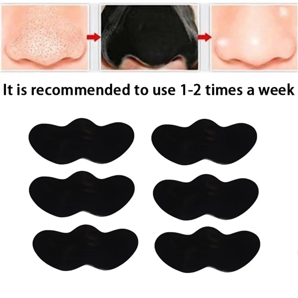 10/20/50/100PCS Nose Blackhead Remover Mask Shrink Pore Acne Treatment Sticker Black Dots Strips Nose Deep Cleansing Skin Care