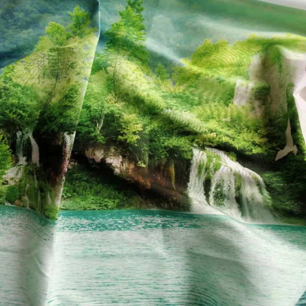 French Monet oil painting tapestry home landscape painting art wall hanging room decoration yoga mat sofa blanket bed sheet