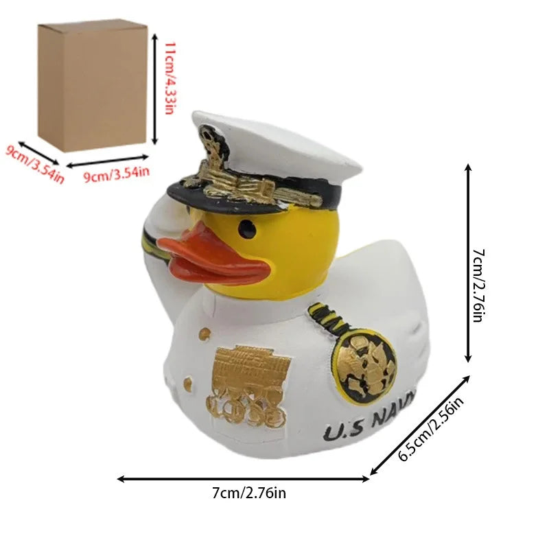 Captain's Duck Cruise Ornament Desktop Car Decoration Cross-Border New Product Unique Gift for Friends