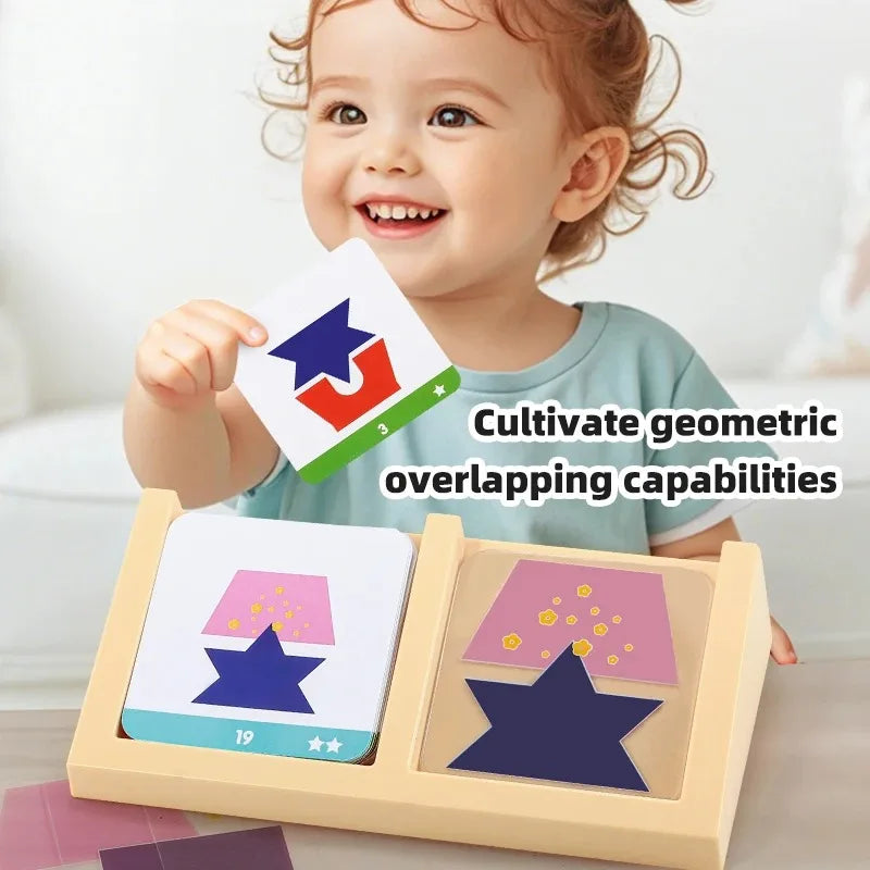 House Designer Toy Puzzle for Kids, Enhances Spatial Thinking and Logical Imagination, Educational Board Game