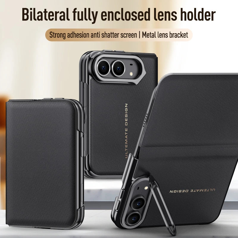 Cell Phone Accessories Business Leather Full Body Case for