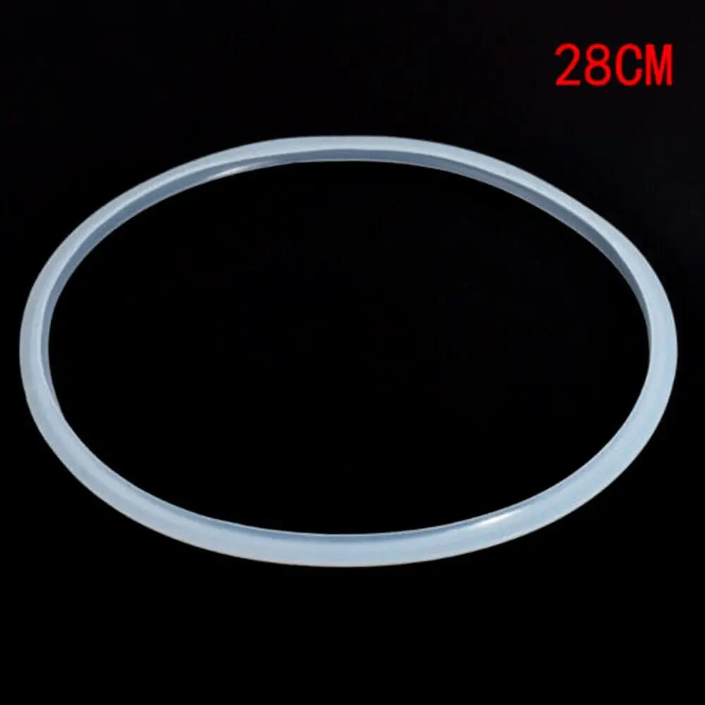 20-32cm Pressure Cooker Seal Ring Rubber Replacement Silicone Clear Gasket Kitchen Tool Heat Resistant
