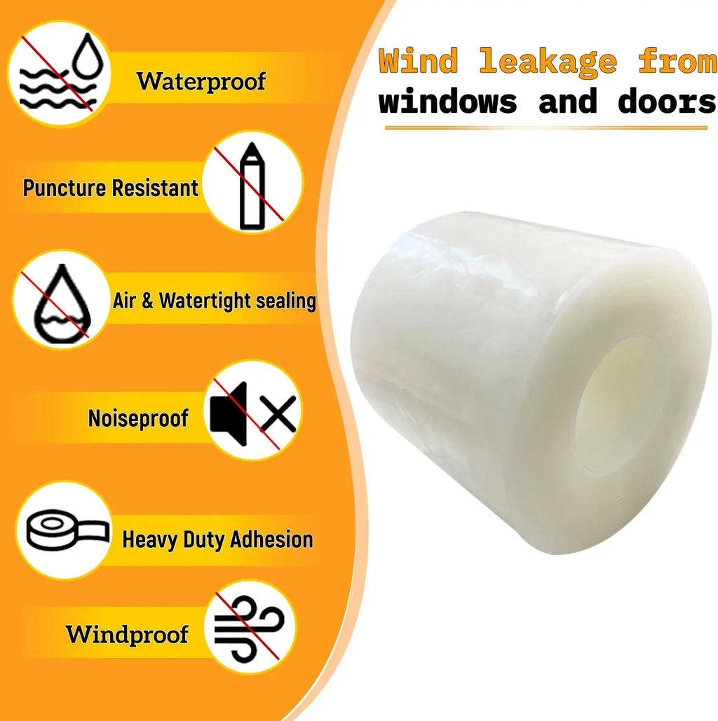 Window Insulation for Winter Weather Sealing Tape Residue Free