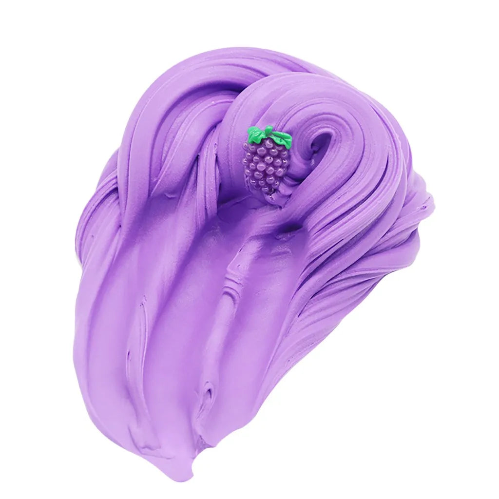 DIY Butter Slime Fruit Kit Soft Non-sticky Cloud Slime Scented Toy Kids Gift 70ml Relieve Pressure Education Rainbow Slime Craft