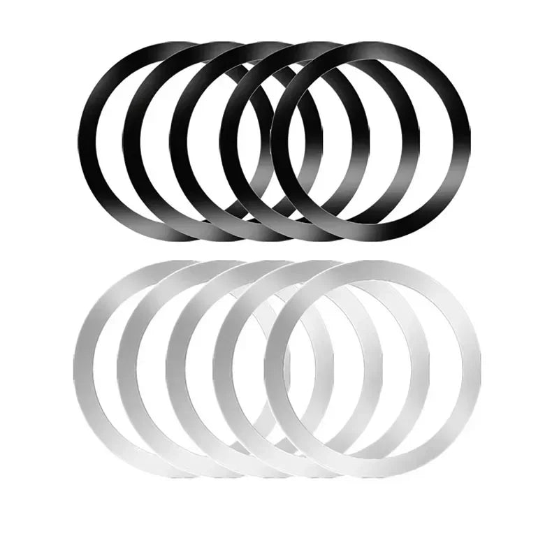 10/5/1PCS Thin Magnetic Metal Plate Ring For Magsafe Wireless Charger Iron Sheet Sticker Magnet Car Phone Holder Universal