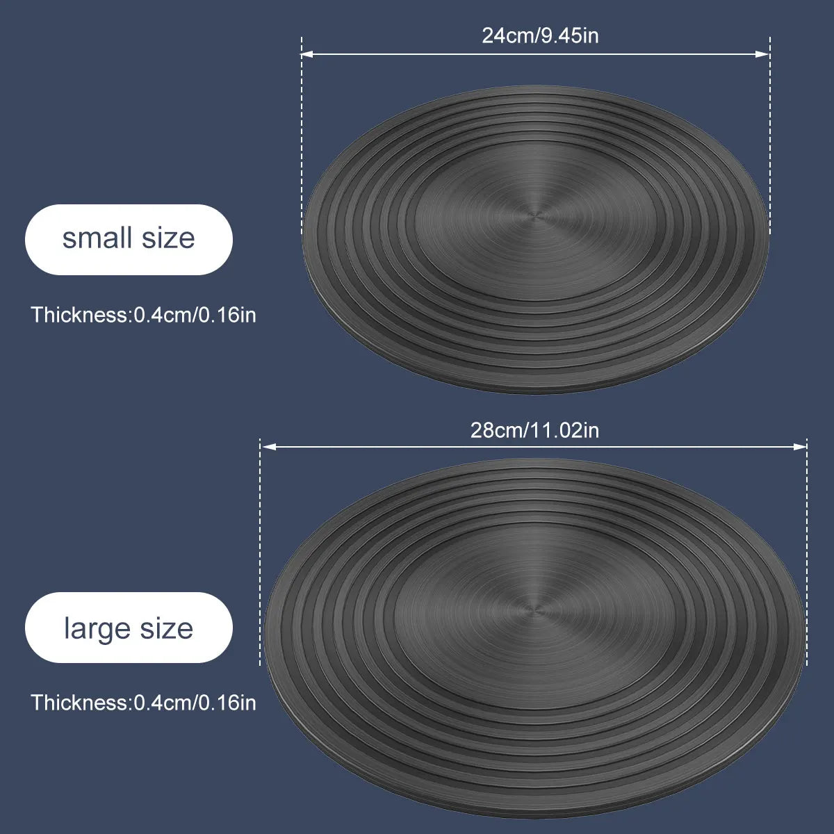 24/28cm Kitchen Heat Diffuser Absorbing Distributer Heat Conduction Plate Stainless Steel Gas Stove Top Kitchen Stove Accessory