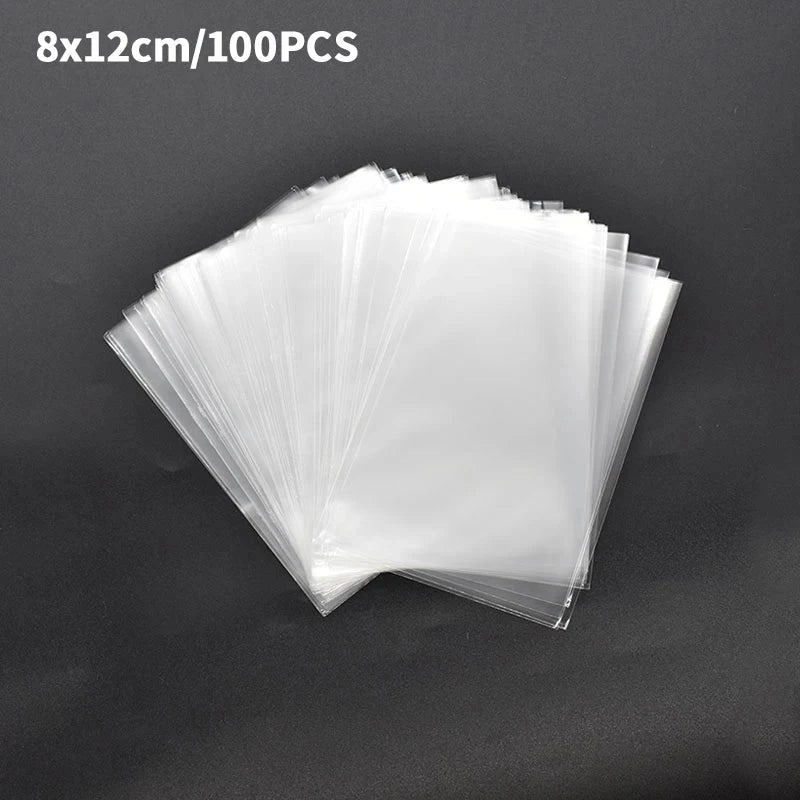 100Pcs Transparent Plastic Bags Candy Lollipop Cookie Packaging Clear Opp Cellophane Bag Christmas Gift Wedding Birthday Party