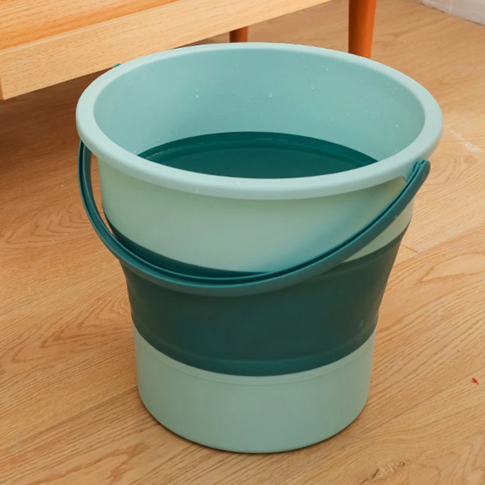 3-5-10L Portable Folding Bucket for Washing Outdoor Foldable Silicone Water Bucket Camping Items Fishing Bucket Car Wash Buckets