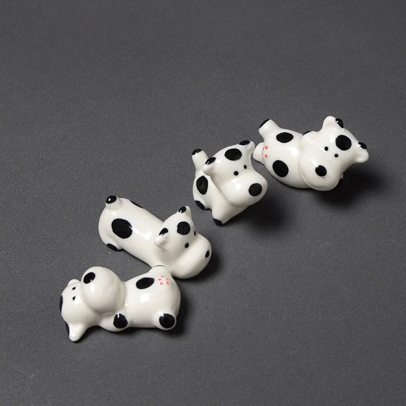 Cute Cat Ceramic Chopsticks Holder Stand Fine Design Chopstick Rack Pillow Care Rest Japanese Style Kitchen Tableware Tools New