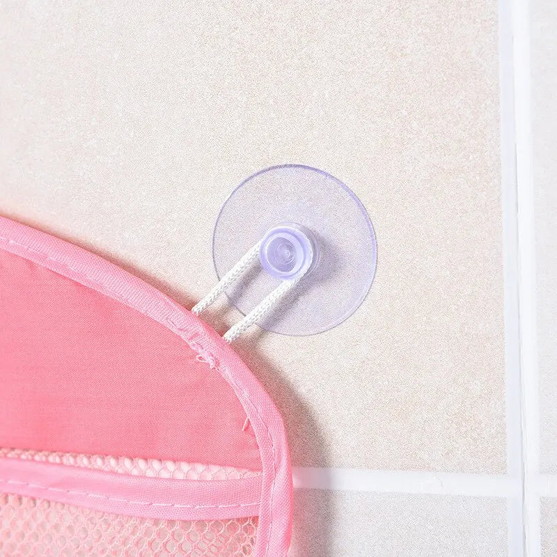Quick-Dry Mesh Baby Bath Toy Organizer Bag