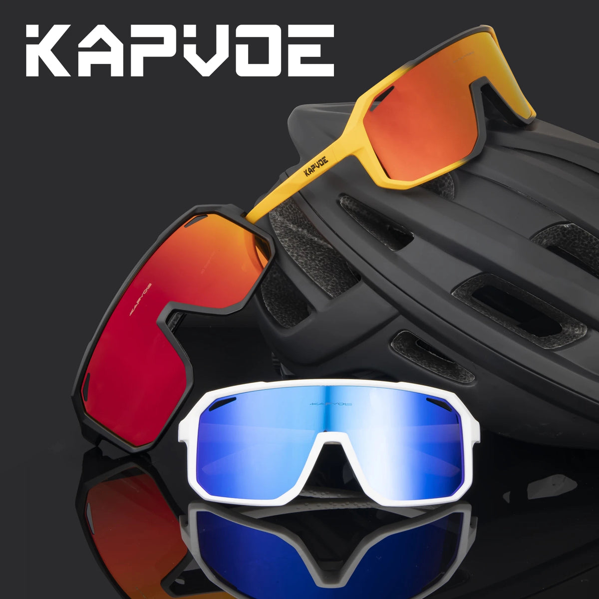 KAPVOE HD Cycling Anti-Glare Polarized Sunglasses Fashion Men Women