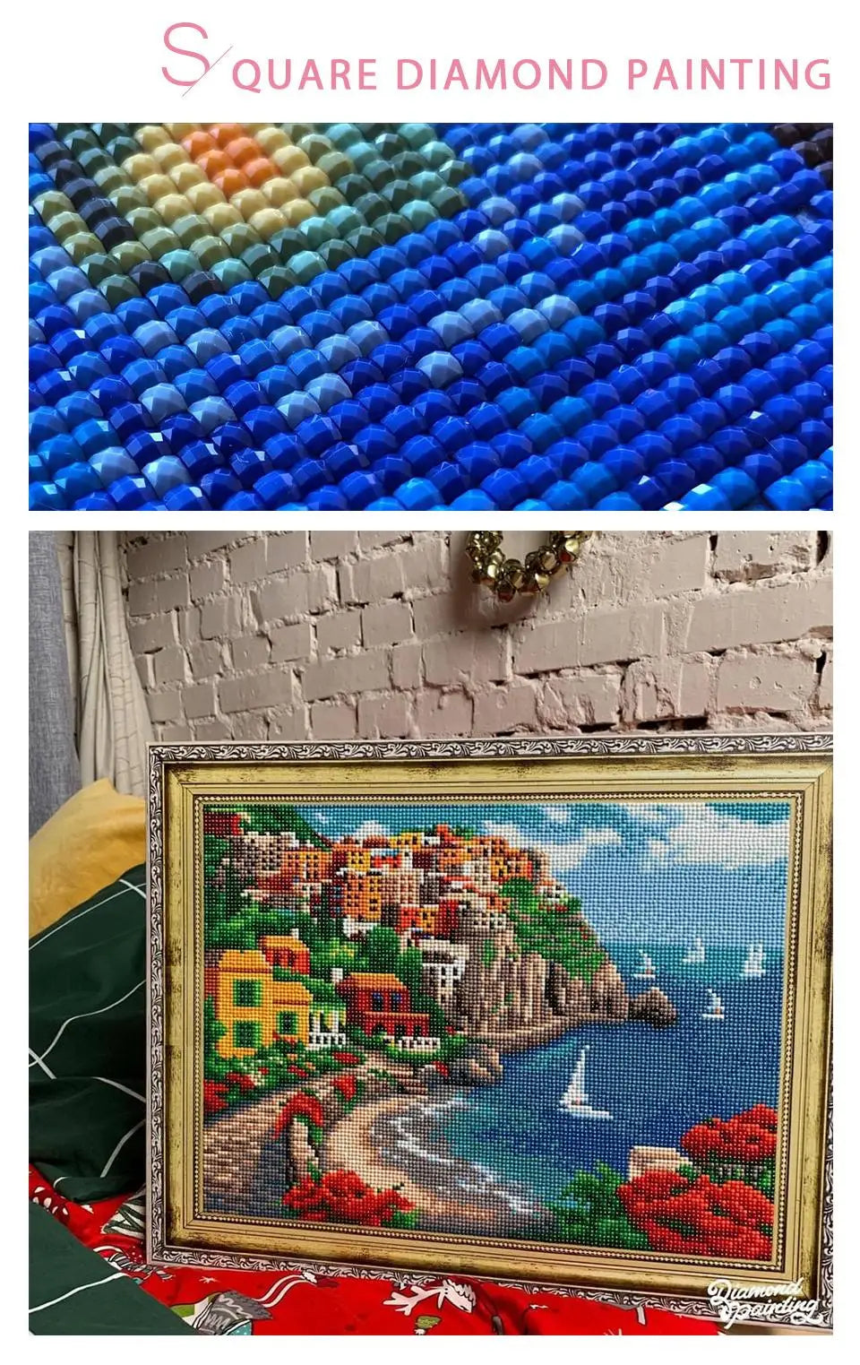 Fairy Dust AB Diy 5D Diamond Painting New Arrival 2024 Gold color Roses Full Mosaic Cross stitch Embroidery Flowers Home Decor