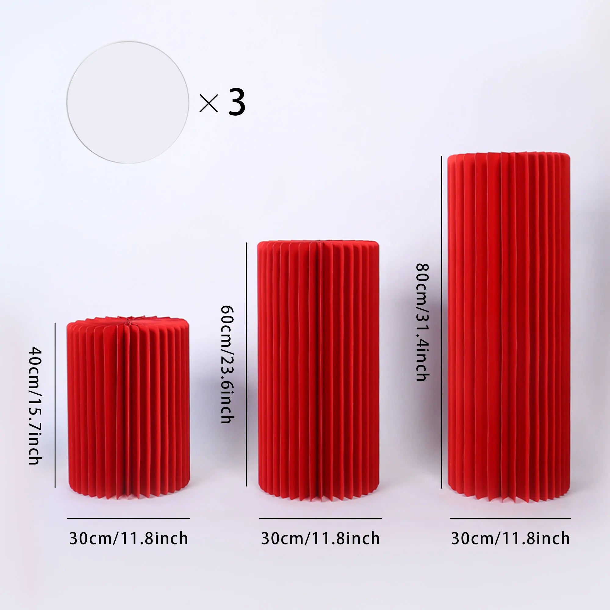 Centerpieces Cardboard Vases Foldable Cardboard Display Columns Stand for Wedding Birthday Party Backdrop Cupcake Decorations