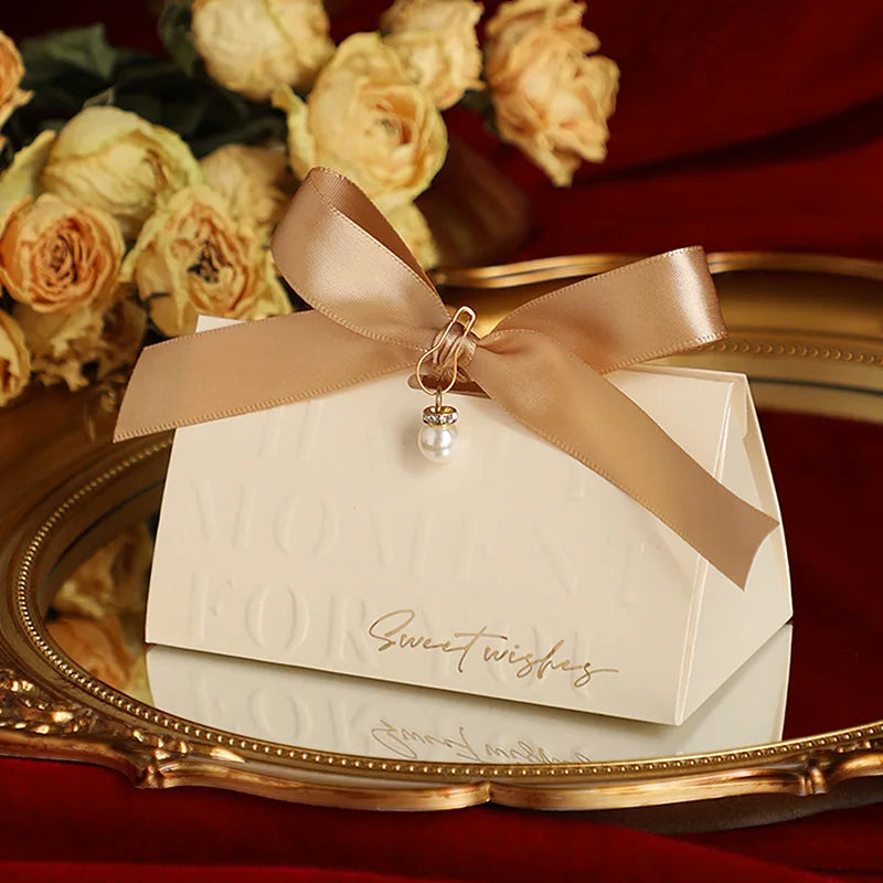 5pcs Ins Flower Candy Box Mini Packaging Bags Paper Box for Gift Set Box Small Gift Bags Wedding Favors Party Decor