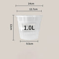 Transparent Root Control Pot Orchid Moss Phalaenopsis Flower Pot Plastic Breathable Hollow Flower Pot for Household