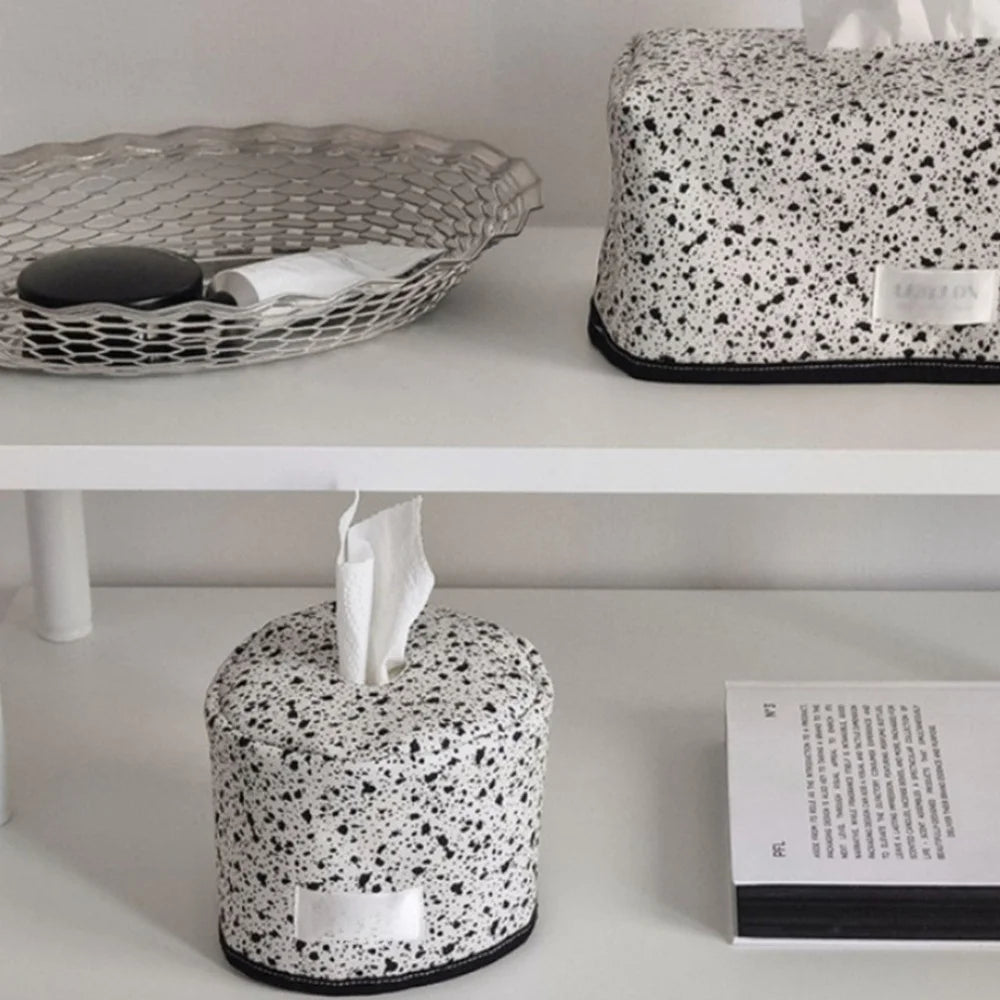 Splash Ink Tissue Case Vintage Wet Wipe Pouch Living Room Tissue Box Paper Holder Tissue Pouch Kitchen Storage & Organization