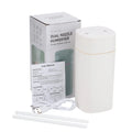 600ML Double-Spray Aroma Humidifier with Colorful Lights
