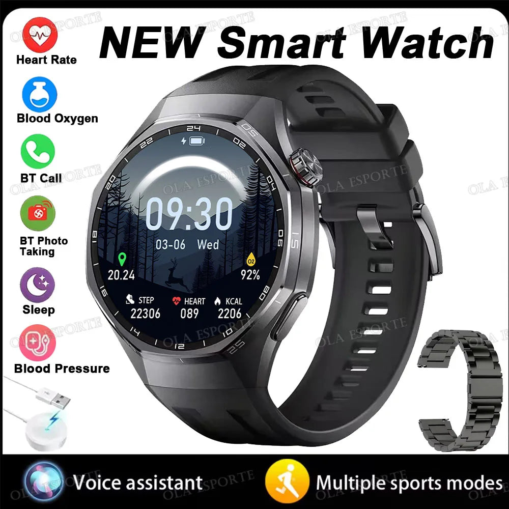 Watch 6 Pro Smart Watch for Men Women Amoled
