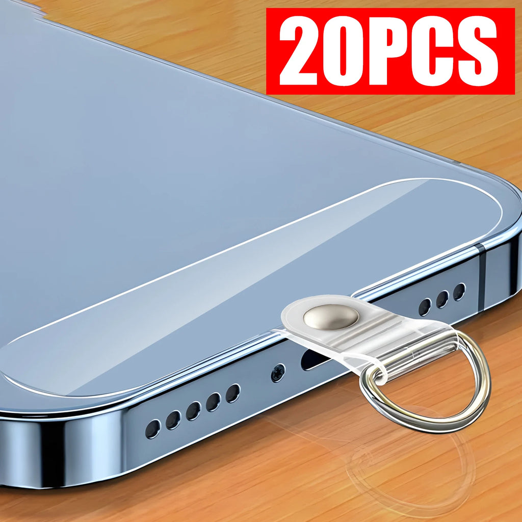 1/5/10/20PCS Transparent Mobile Phone Tether Tabs Anti-lost Lanyard Gasket Replacement Detachable Phone Hanging Cord Clips