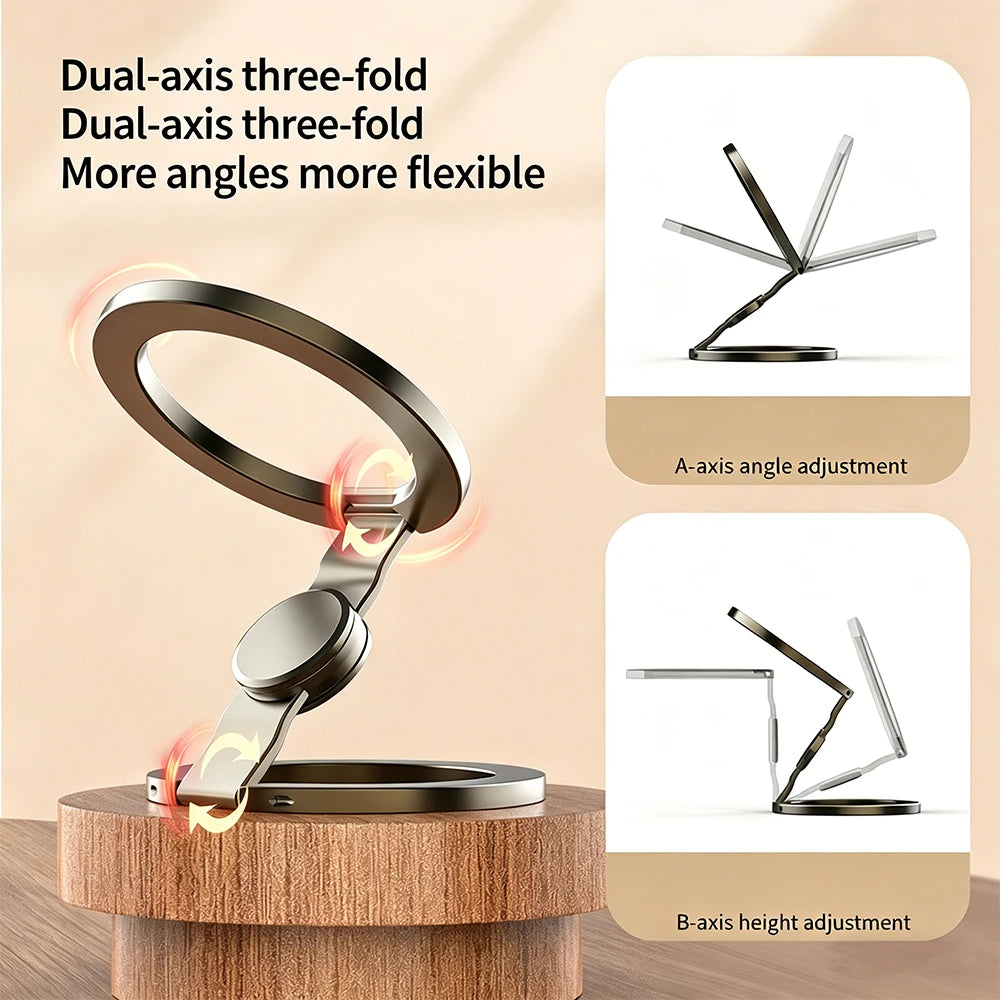 Double Sided Magnetic Suction 3 Sections Shimmering Powder Magnetic