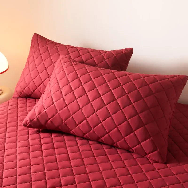 Waterproof Pillowcase, Excluding Pillows 3 Types of Jacquard 48x74cm Pillowcase for Bedroom,Pillow Cover for Home