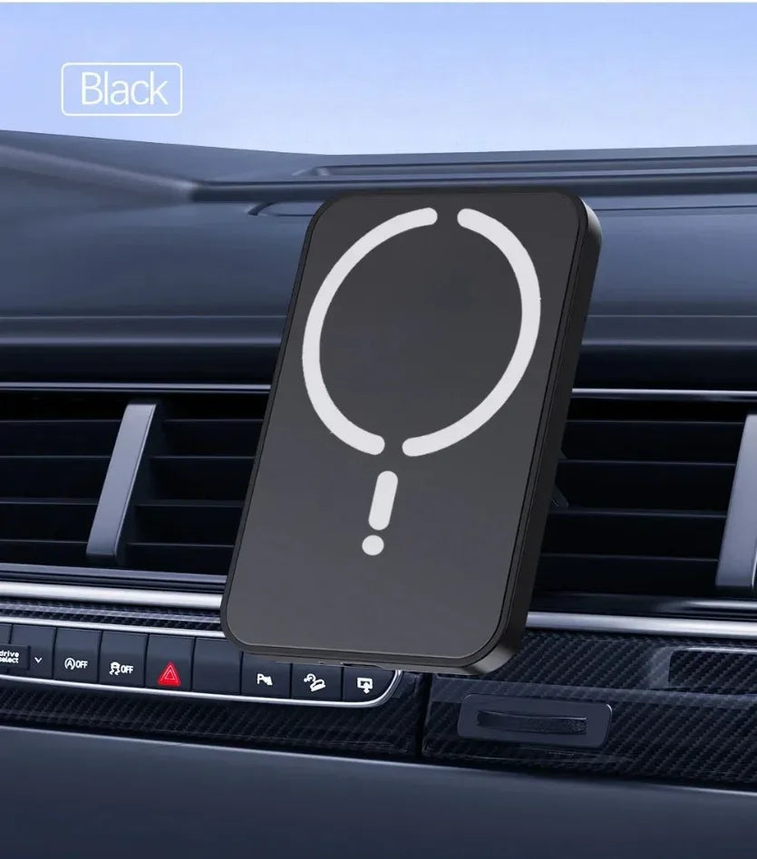 VIKEFON Car 15W Quick Wireless Charger Air Out Magnetic Phone Holder Stand For Magsafe iPhone 17-12 Pro Max Air Vent Charging