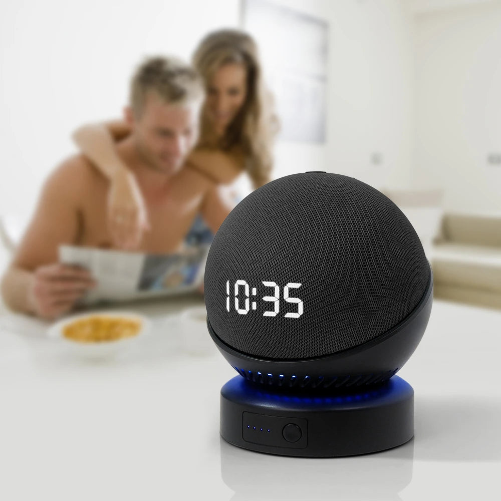 Echo Dot 4th/5th Gen Battery Base Portable Wireless Charger Mobile Alexa Smart Speasker Battery Base for Echo Dot 4th/5th