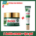 Tea Tree Acne Removing Cream Facial skincare Oil Control Face Gel Creams Hydrating Moisturizing Facial Cream Skin Care Set