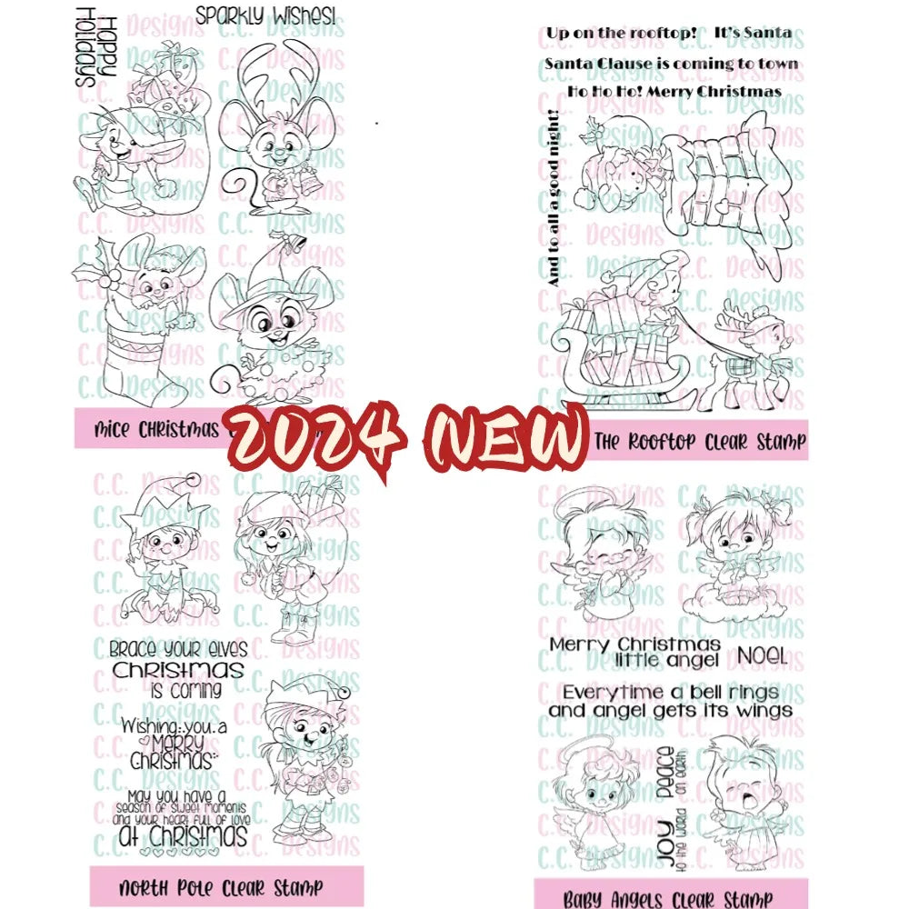New 2026 Henry & Twila Birthday Clear Stamp Set For DIY Scrapbooking Crafts Maker Photo Album Template Handmade Decoration