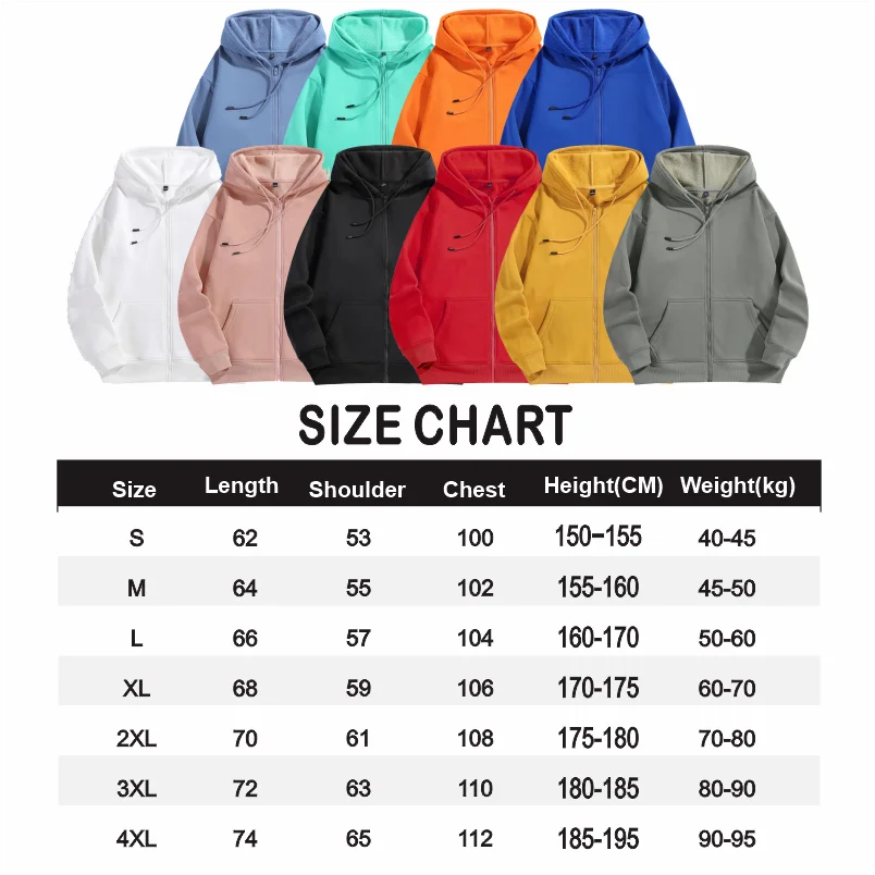 Customize Your Logo Zipper Sweatshirt For Men And Women Loose Casual Fashionable Long Sleeved Sportswear Personalized Embroidery