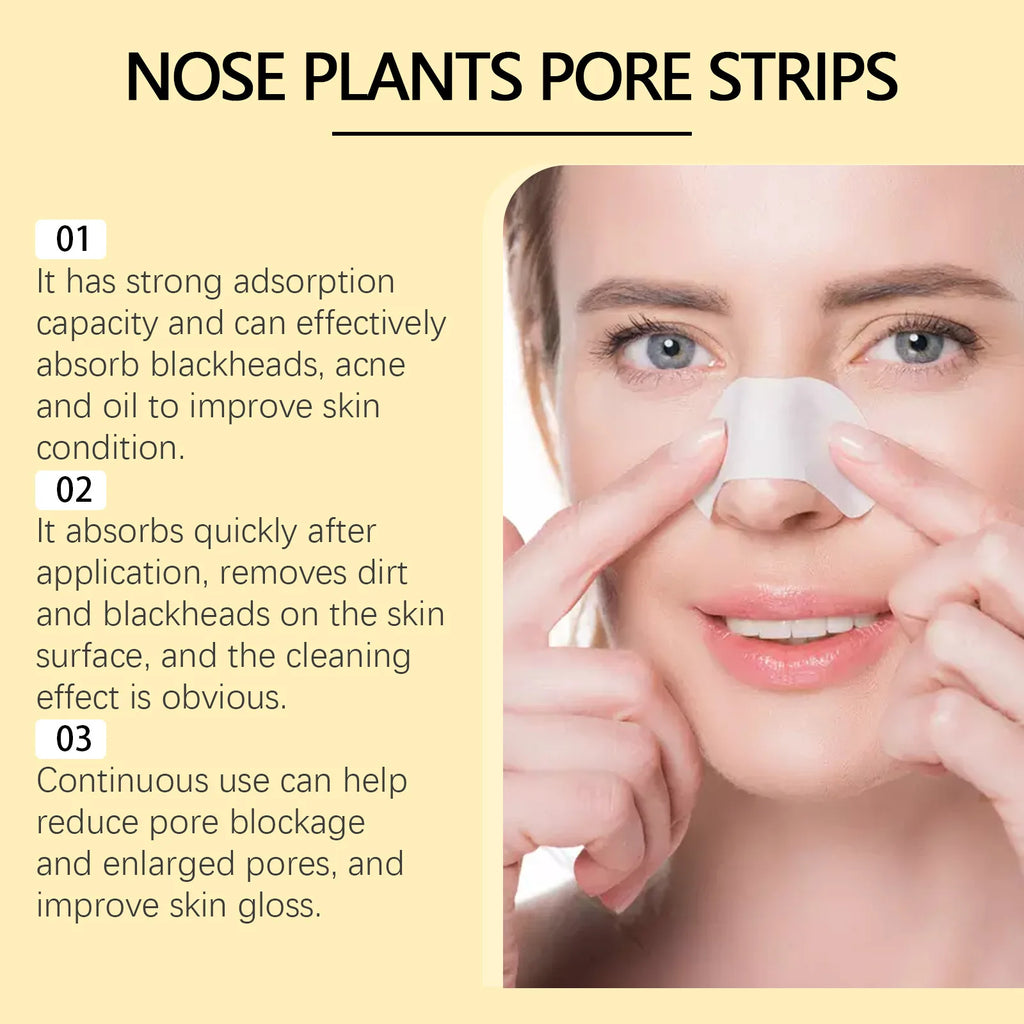 EELHOE Blackhead Remover Face Mask Peel-Off Nasal Strips Deep Cleansing Pore Shrinking Black Head Remover Nose Strip Skin Care