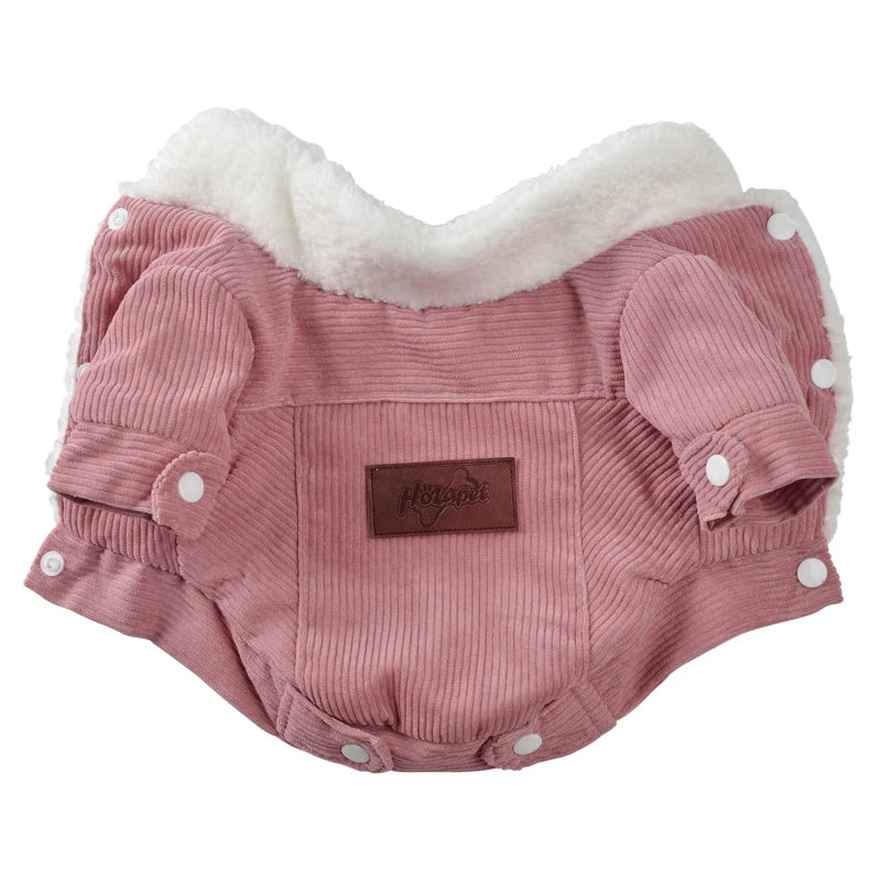 Autumn Winter Pet Dog Clothes Fleece Warm Jacket Coat Cozy Thicken Puppy Clothing for Small Medium Dogs Cat Schnauzer Pug Outfit