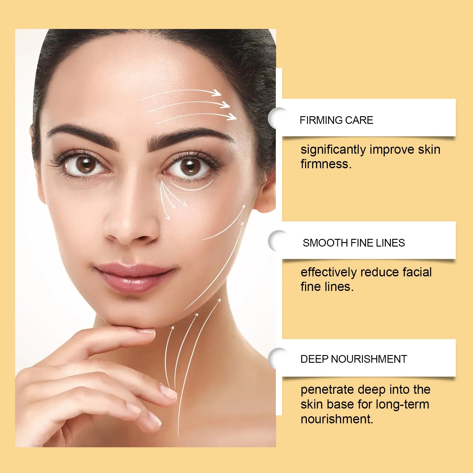 100ml Gold Ginseng Face Essence Polypeptide Lightning Moisturizing Smoothing Facial Serum for Skin Care Ginseng All Skin Types