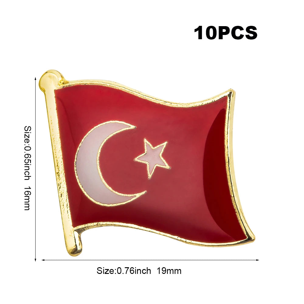 10pcs a lot   Flag Laple Pin Badge Brooch Cambodia Canada Czech Rep. Zimbabwe Kuwait Croatia Kenya Kazakhstan Haiti