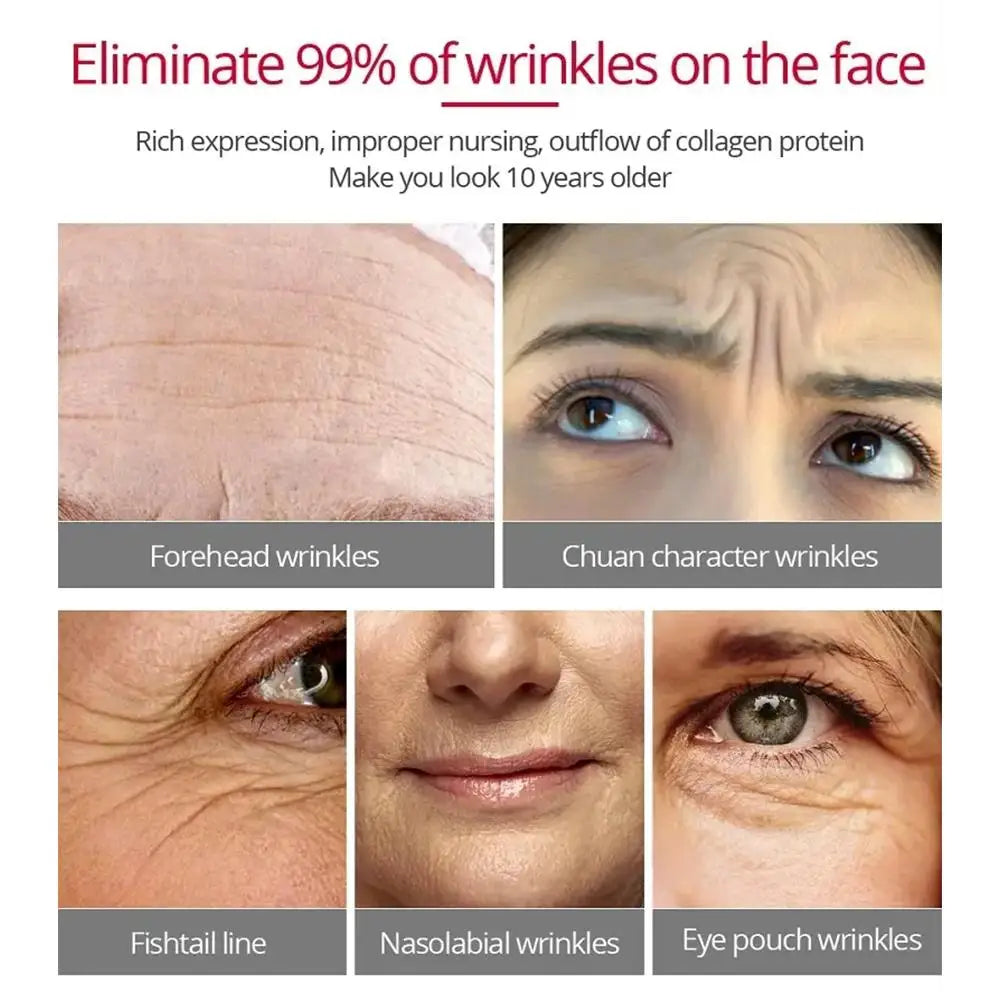 Wrinkle Remover Face Cream Fade Fine Lines Moisturizing Irming Lifting Anti Aging Facial Cream Whitening Skin Care Serum