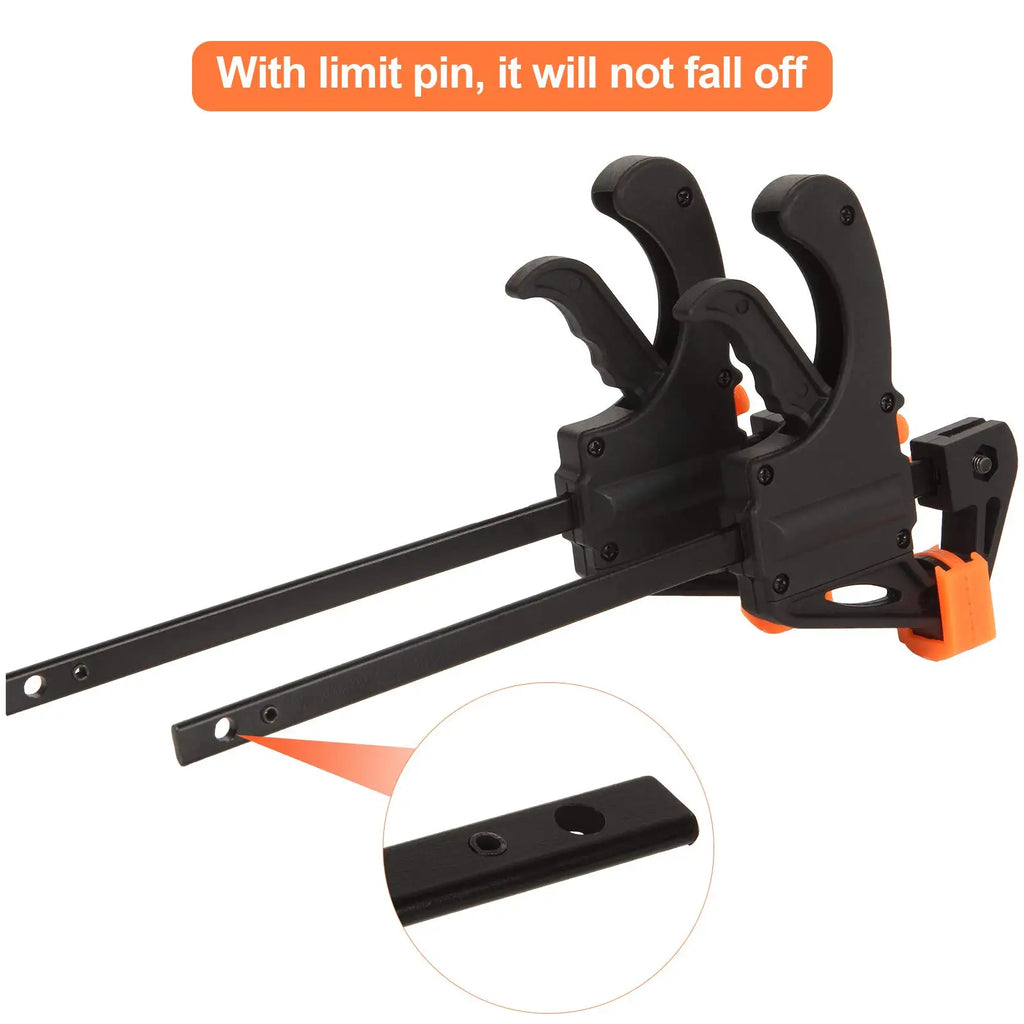 5/2pcs Woodworking Work Bar 4 Inch Clamp Clip Set