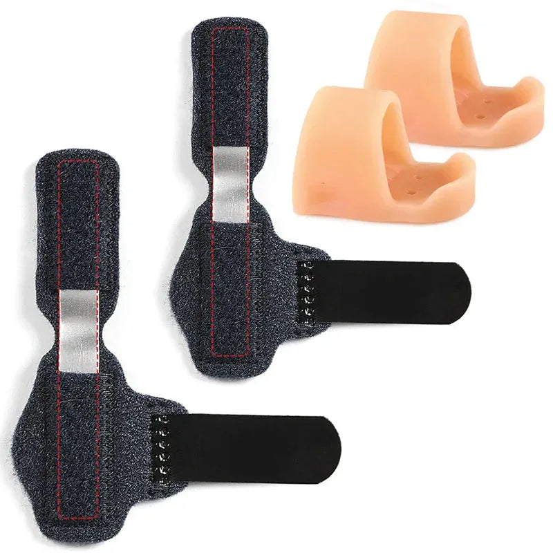 Toe Straightener Hammer Daily and Night Use Toe Corrector Toe Brace Splint Hammertoe Splint Wrap Covers Broken Foot Care Tool