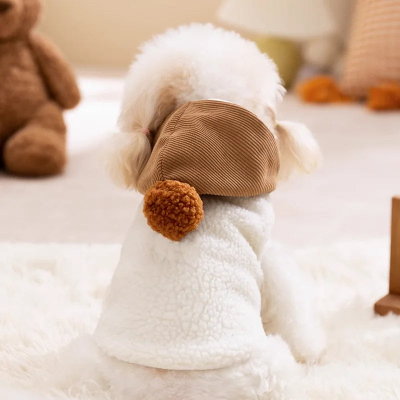Thick Warm Winter Dog Coat Fleece Dog Jacket Pet Hooded Sweatshirt Chihuahua Bichon Dachshund Dog Clothes Kitten Puppy Overalls