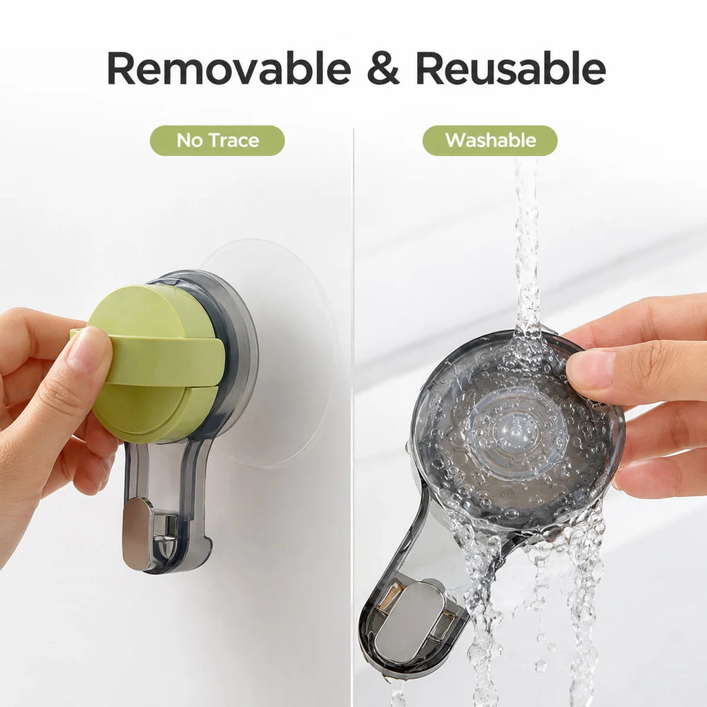 1PC Vacuum Suction Hook No Drilling Traceless Wall Hanging