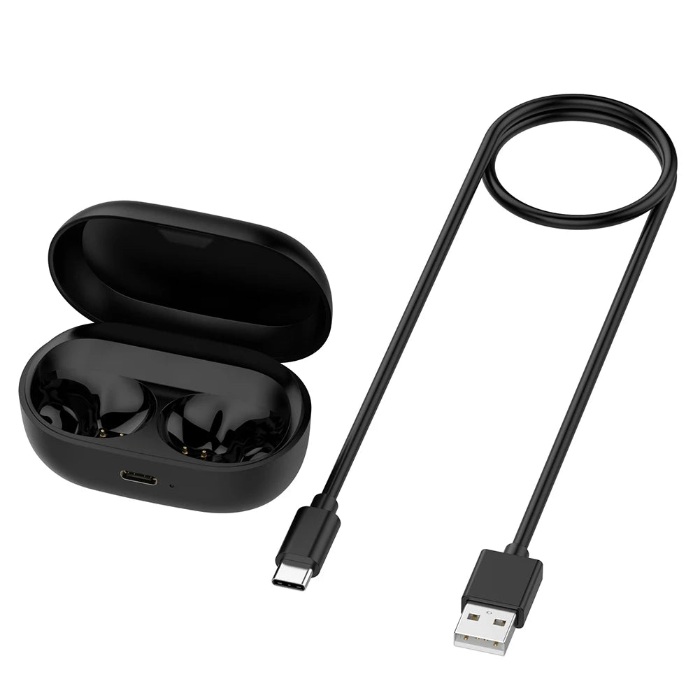 Charger Case for Jabra Elite 7 Pro Earbuds Type-C Port Wireless Charger Case Replacement Charger Case Cradle Dock