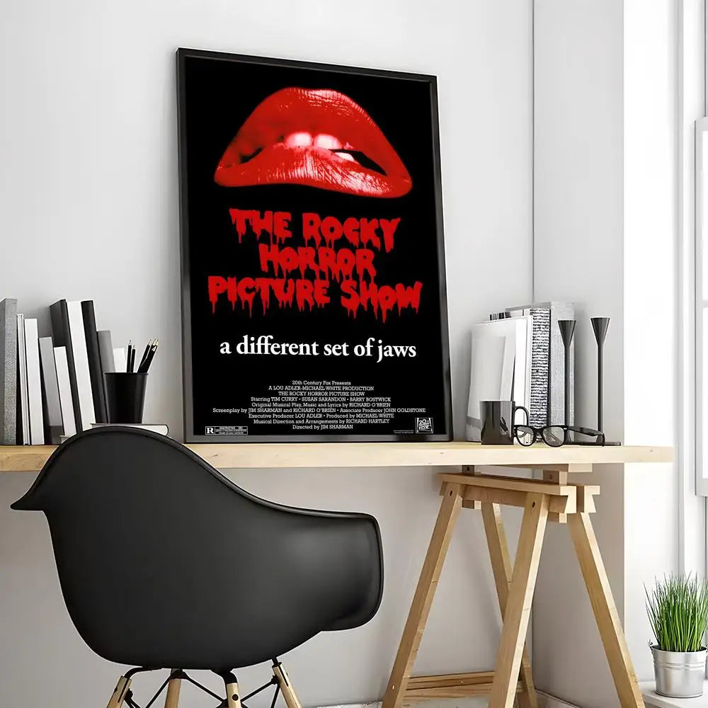 The Rocky Horror Picture Show Movie Painting Calligraphy Canvas Poster: Crease Free Waterproof Durable All Space Wall Decor