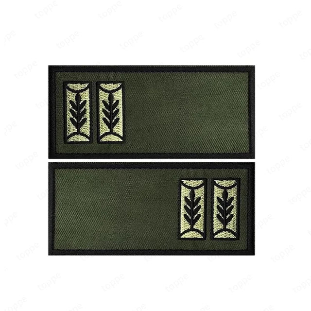 Chevrons Sergeant Stripes Israel 1st Golani Brigade Patches Uniform Shoulder Hook Tab Badges