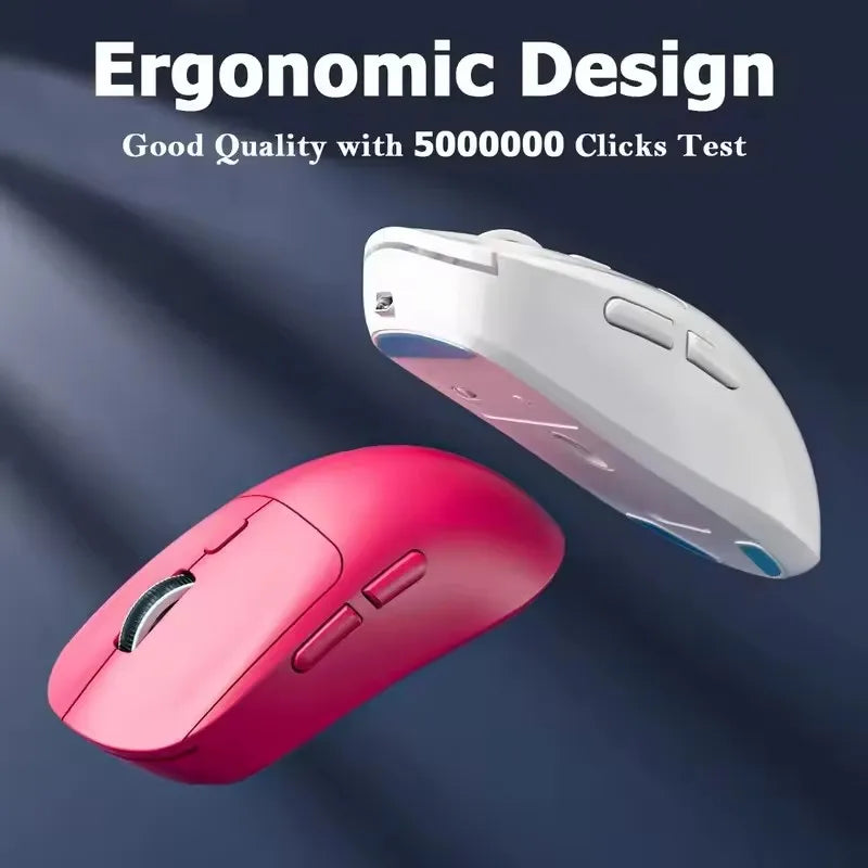 Mute Wireless Mouse 4-Color Rechargeable Ergonomic Game Mouse