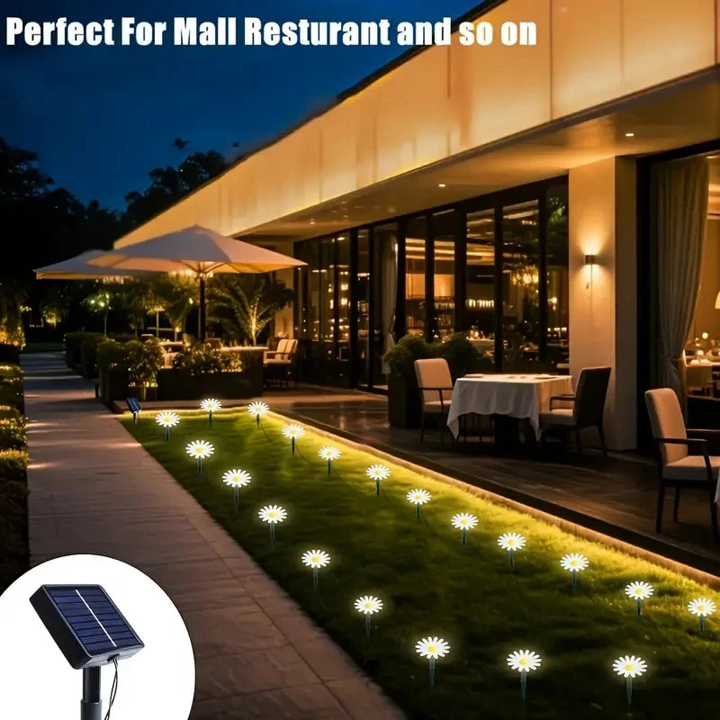Solar Outdoor Garden Lawn Pilot Leds Light Waterproof Courtyard